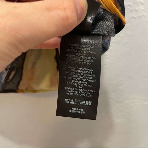 Urban Outfitters Multicolor Cowl NeckTie-Dye Tank Top Y2K Style Moody sz Medium - Picture 7 of 7